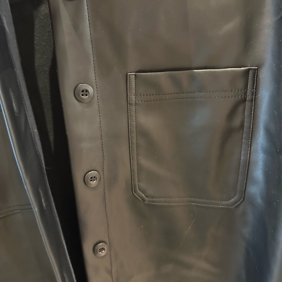 Faux leather jacket - Picture 3 of 4